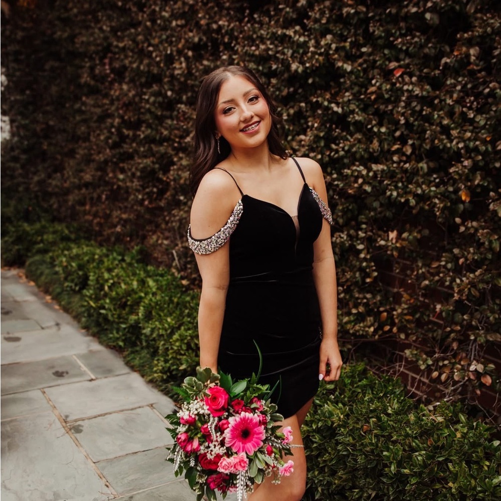 Elegant Black Off-Shoulder Dress
